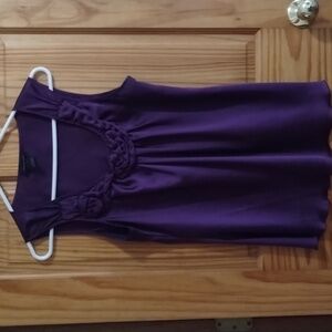 Spense Rich Purple Sleeveless Blouse